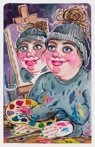 Work on paper by Rebecca Morgan