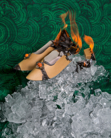 Still Life with Joss Paper Shoes, 2015, C-print