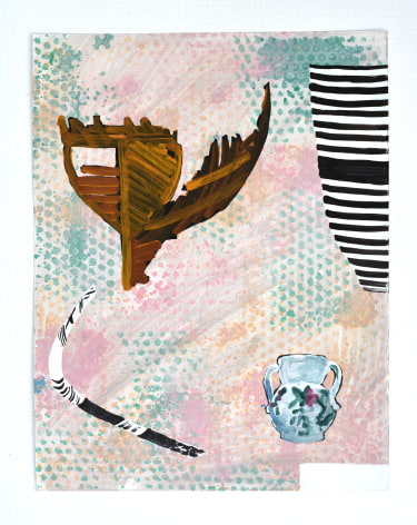 Gouache on paper by Marjolijn de Wit