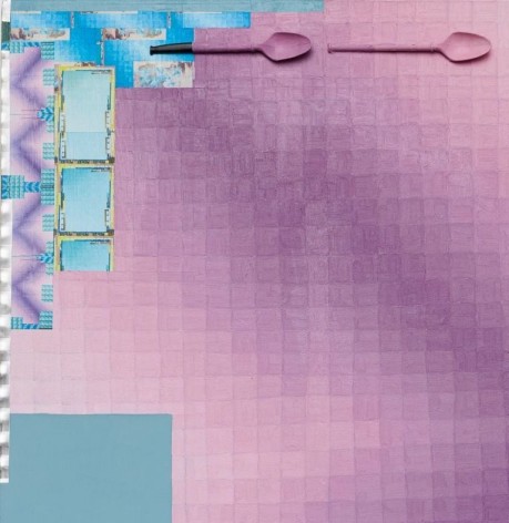 Detail of Setting 2 painting by Todd Kelly