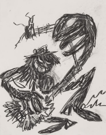Charcoal on paper by Ricardo Gonzalez