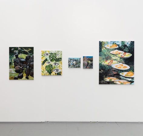 Installation view at UNTITLED Miami Booth B9 2022