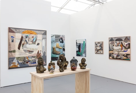 Installation view of UNTITLED Miami booth
