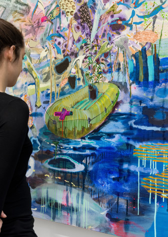 painting detail by Melanie Daniel