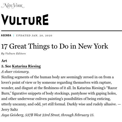 Article in New York Magazine