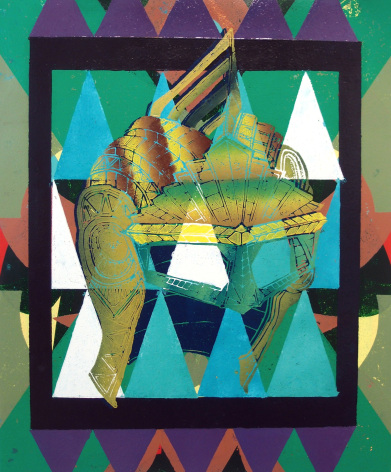 linocut piece