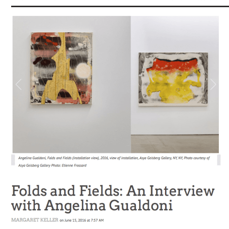 Folds and Fields artist interview