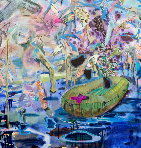 painting detail by Melanie Daniel