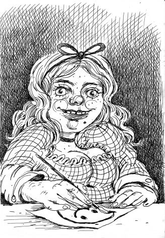 Work on paper by Rebecca Morgan