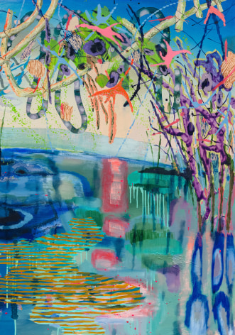 painting detail by Melanie Daniel