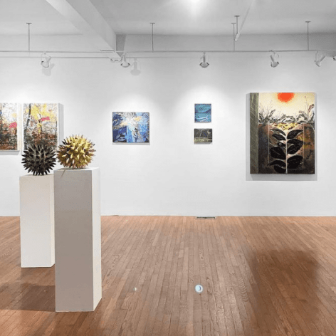 Installation view of "Lichtung" at Gaa Gallery