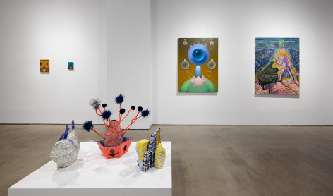 Installation view of &quot;A Window Scrubbed for the Moon&quot;
