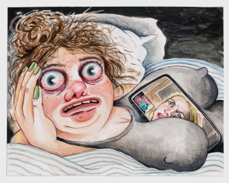 Work on paper by Rebecca Morgan