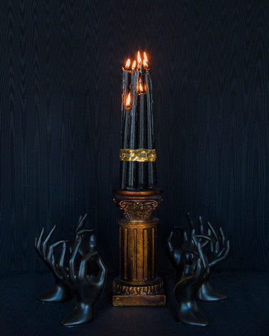 Still Life with Black Candles, 2013, C-print