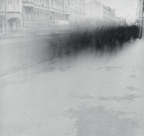 Alexey Titarenko (b. 1962), Crowd on Sredniy Prospect (Crowd 3), St. Petersburg, 1992