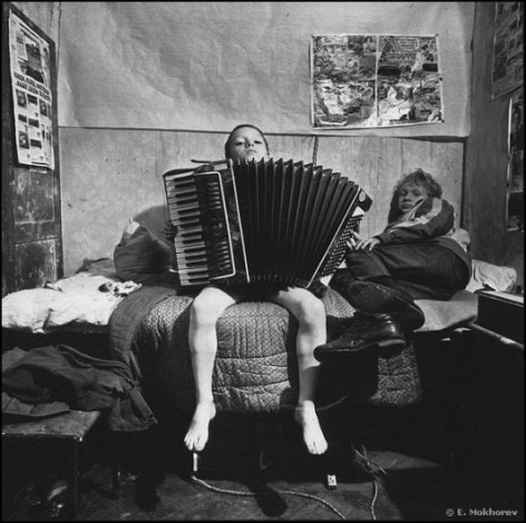 Sasha and Serezha (accordion), Temporary Orphanage, 1991