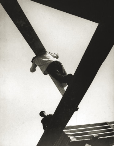With a Board, 1929, Gelatin silver print mounted on board