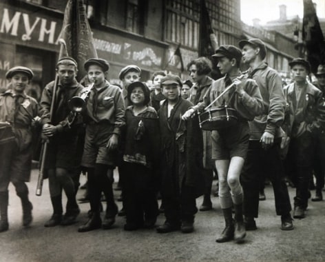 Pioneers and Homeless Children, May Day, Moscow, 1927