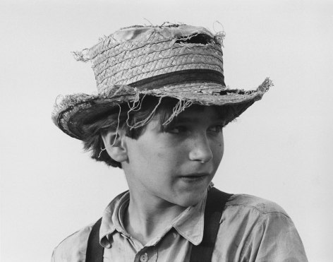 Amish Boy with Straw Hat, Lancaster, Pennsylvania, 1965, printed 2015
