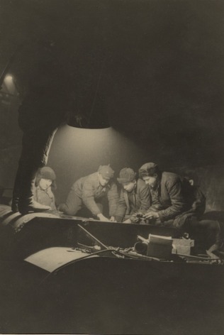 Damaged in action, this tank will soon be repaired and return to battle