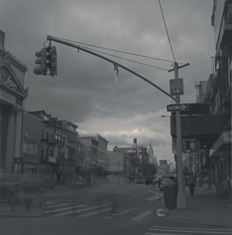 Streetlight on Bowery, New York, 2010