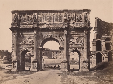 Unknown photographer, Arch of Constantine, Rome, c. 1865