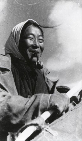 Georgy Lipskerov (1896-1977), Fishing Woman, Buryat-Mongolia, 1938