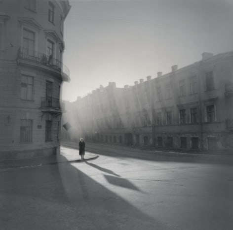 Woman on the corner, St. Petersburg, 1995