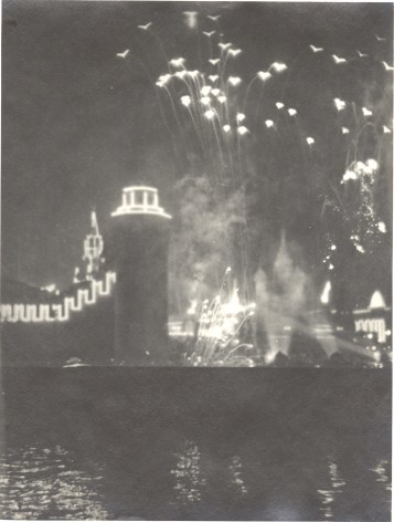 Moscow Fireworks,&nbsp;1940s, Vintage gelatin silver print