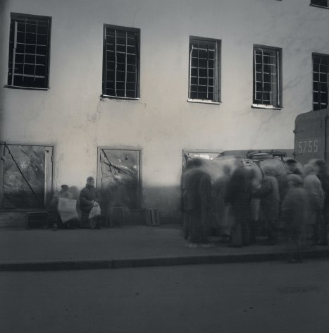 Line to Buy Milk Outside Prison, St. Petersburg, 1999