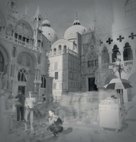 San Marco (girls and pigeons), Venice, 2003