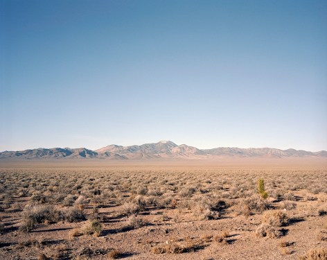 Desert, Extraterrestrial Highway,&nbsp;2018, C-type archival hand print, window mounted