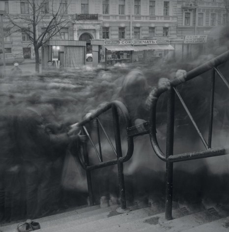 Alexey Titarenko (b. 1962), Vasileostrovskaya Metro Station (Variant Crowd 2), St. Petersburg, 1992