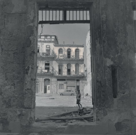Boy by a Ruined House, Havana, 2003