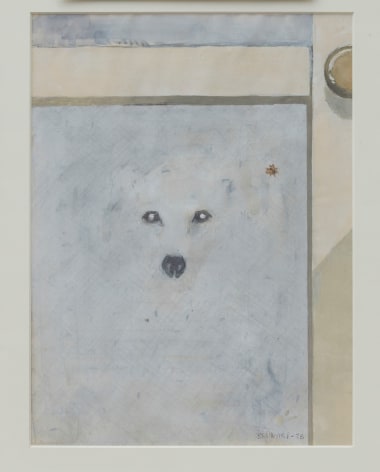 Joe Brainard, Untitled (White Dog), 1978
