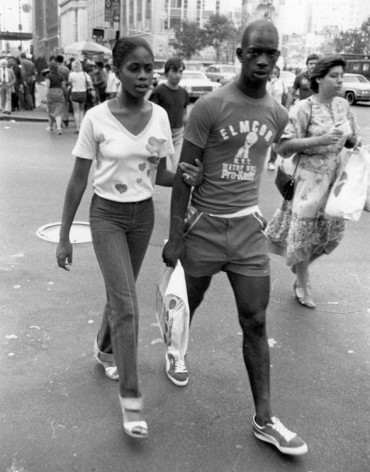Rudy Burckhardt Untitled, New York (couple walking), c. 1985