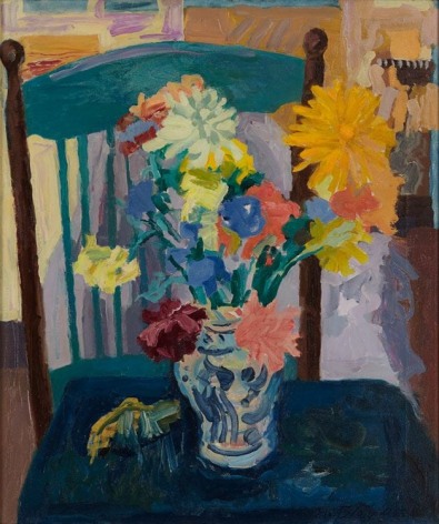 Nell Blaine Summer Bouquet and Chair, 1963