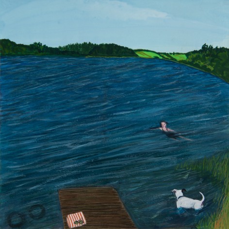 Sarah McEneaney Polo Swim Annaghmakerrig Lake, 2023