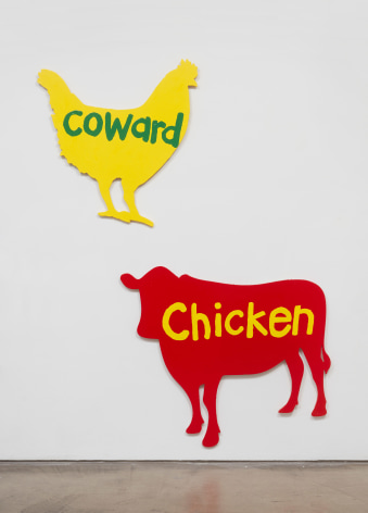 Cary Leibowitz Coward/Chicken, 2024