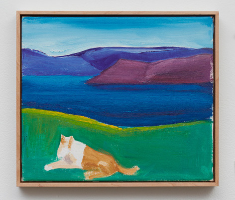 Louisa Matth&iacute;asd&oacute;ttir Dog and Fjord, c.1987