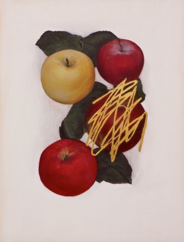 Jen Mazza Untitled (4 Apples/Gold), 2014