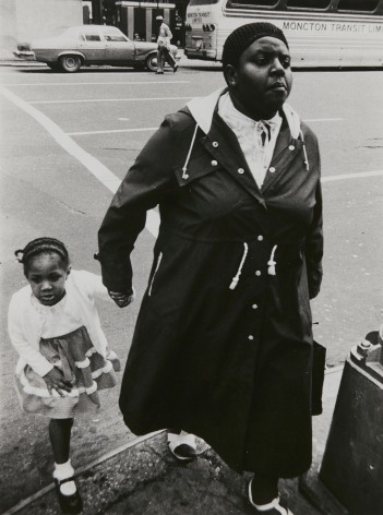 Rudy Burckhardt Untitled, New York (Woman with child), c. 1986