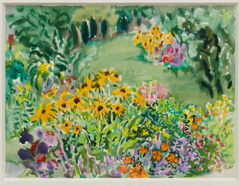 Nell Blaine July Gardens, 1990
