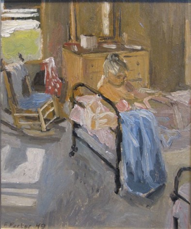 Fairfield Porter, The Bedroom, 1949