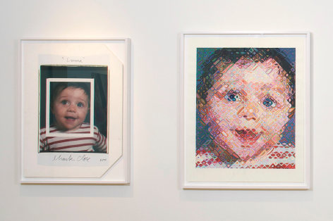 &copy; 2013 Chuck Close, courtesy Pace Gallery