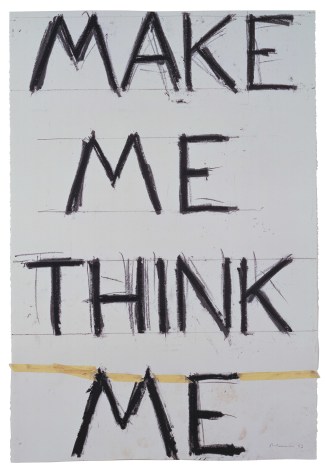 Bruce Nauman,&nbsp;Make Me Think Me, 1993