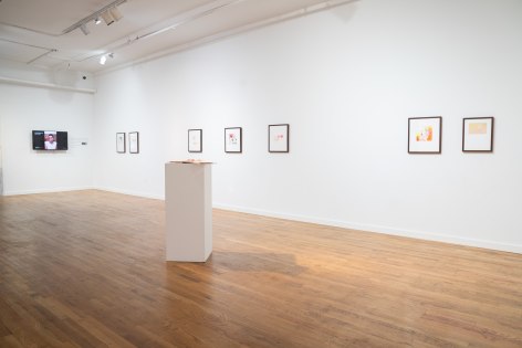 Installation view of Shirin Mirjamali: Hidden longing (494 Greenwich Street) Photo by Jon-Paul Rodriguez
