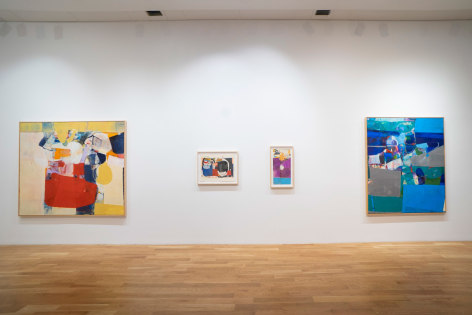 Installation view of Robert Szot: Then Again, Who Does? at Anita Rogers Gallery