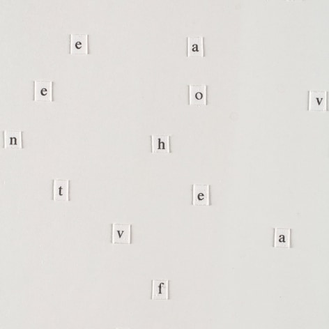 Detail from:&nbsp;Gary Gissler,&nbsp;whiteness of the whale, Paper, ink on gessoed panel, 60&quot; x 48&quot; x 2&quot;