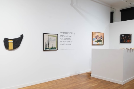 Installation view of INTERSECTIONS II (2024)  at Anita Rogers Gallery